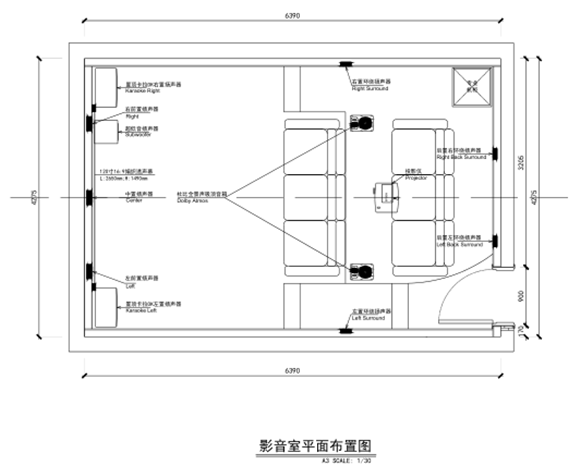 家庭影院,别墅私人影院,者尼,私人影院设计方案,者尼文化传媒(北京)